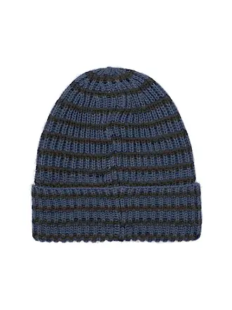 COLOR KIDS | Mütze Striped Pattern | dunkelblau
